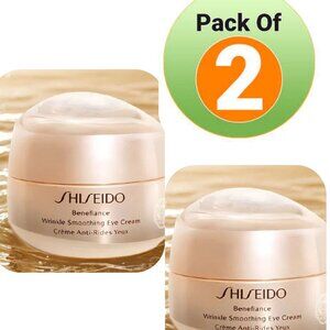 Shiseido Benefiance Wrinkle Smoothing Eye Cream – Anti-Aging 15 ml (pack of 2)